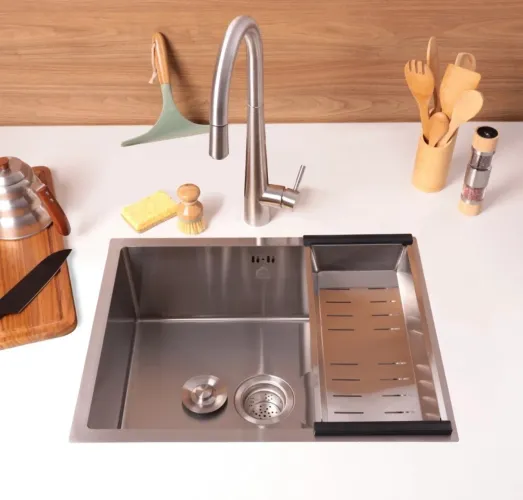 Cuba Gourmet para cozinha aço inox 58x45 