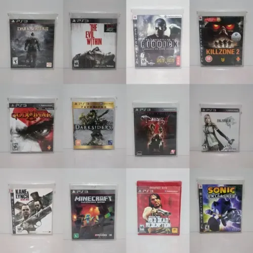 Jogos PS3 Mídia Física Original - A partir de R$30