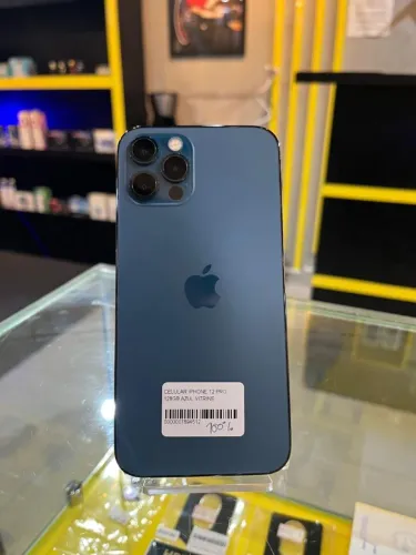 SEMI NOVO! iPhone 12 PRO 128GB azul com garantia 