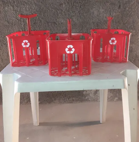 3cestos para transporte de 4 garrafas 600ml.R$100(pix)Retirar no local ( Pirituba SP)