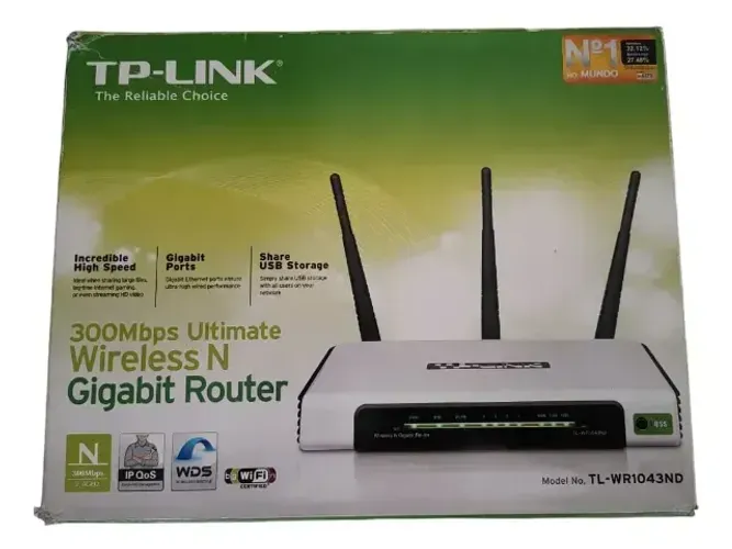 Roteador Tp-link Tl-wr1043nd 300mbps