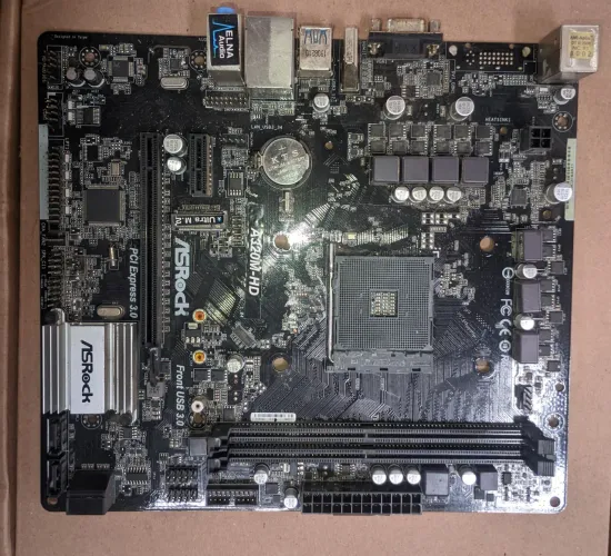 ASRock A320M-HD AM4 DDR4 M.2 NVMe para Ryzen - Placa-Mãe