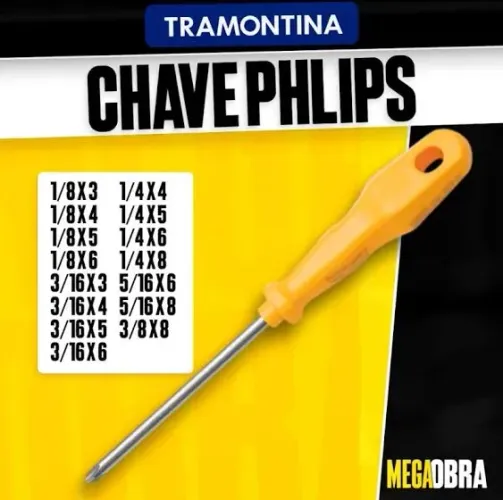 Chave philips tramontina/beltolls/disma