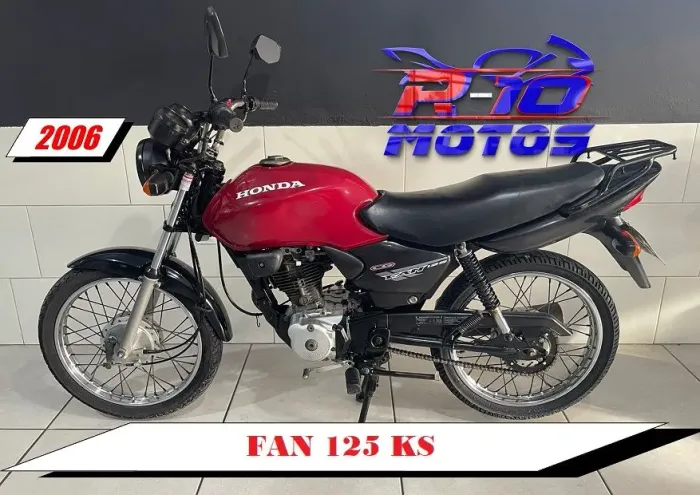 FAN 125 Ks/ Sem Entrada no Cartão de Credito em até 24 vezes / Licenciada 2026