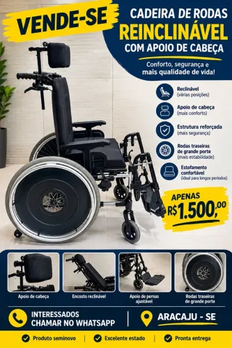 Cadeira de rodas semi nova