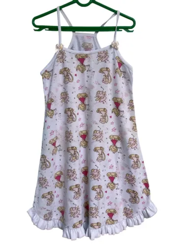 Camisola Infantil Menina Pijama Alcinha, Tamanho 8