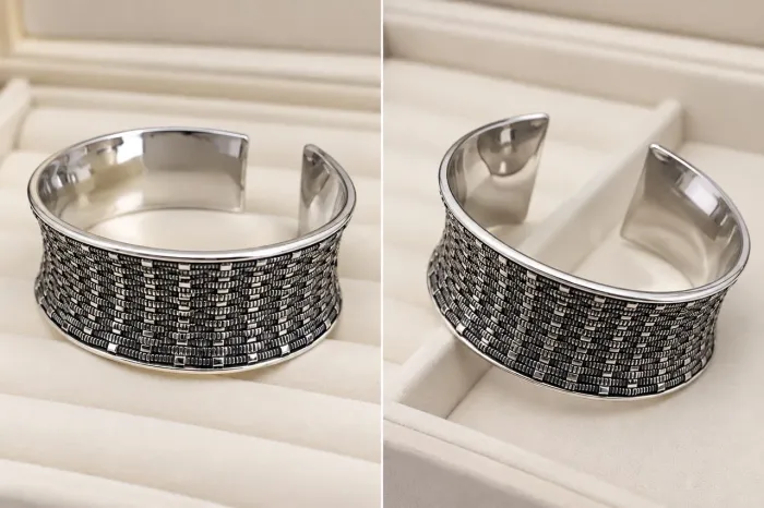 Bracelete Prata Bali