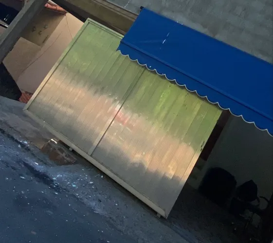 Portão de alumínio 3,44x2,27