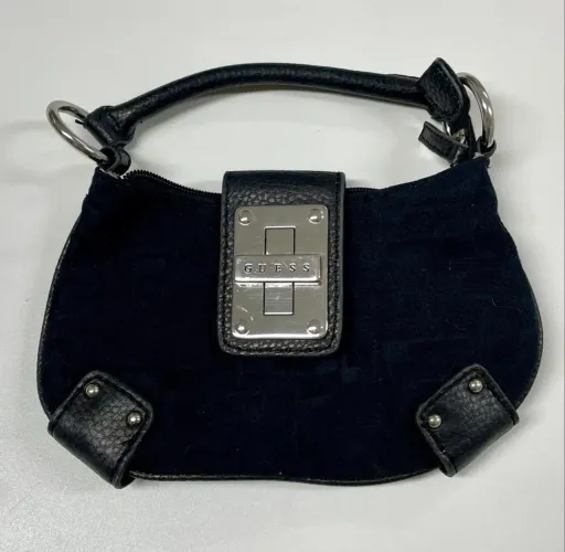 bolsa guess preta vintage 