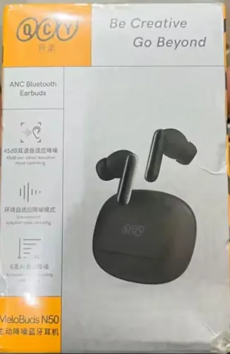 Fone de ouvido bluetooth tws QCY Melobuds N50 lacrado com ANC