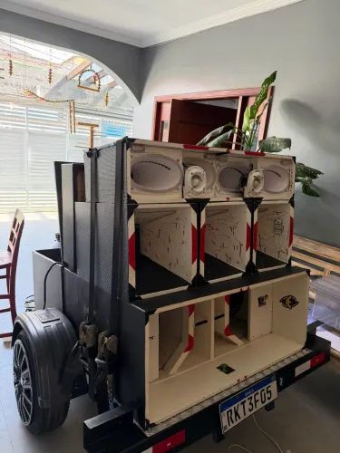 Carretinha de som tudo zero