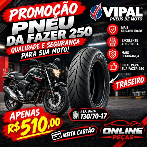 Pneu fazer 250 traseiro