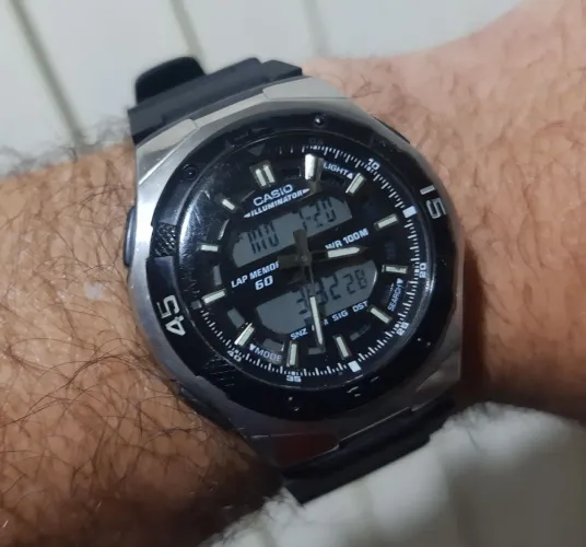 Relógio antigo CASIO ORIGINAL RELIQUIA FUNCIONANDO