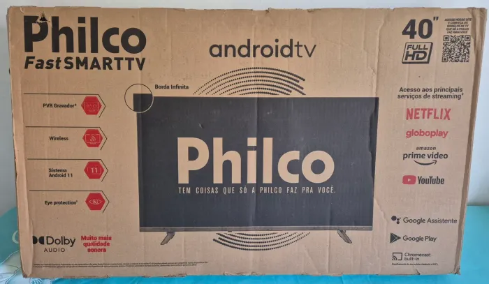 VENDO TV PHILCO 40 POLEGADAS MODELO PTV40E3AAGSSBLF PARA RETIRADA DE PEÇAS.
