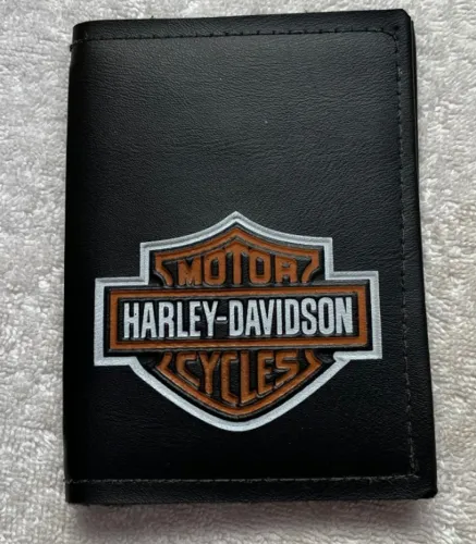 Carteira Porta Documentos Harley Davison Preto