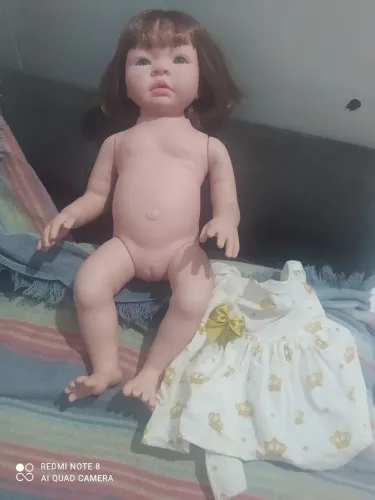 ? Bebê Reborn de Plástico à Venda - Linda e Conservada! ?