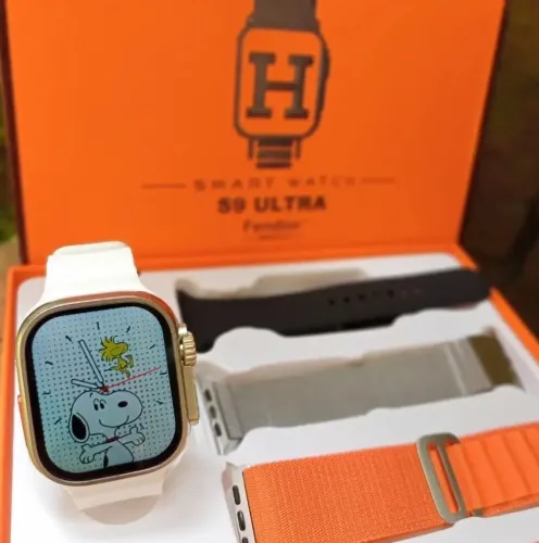 Smartwatch S9 Ultra - 3 pulseiras