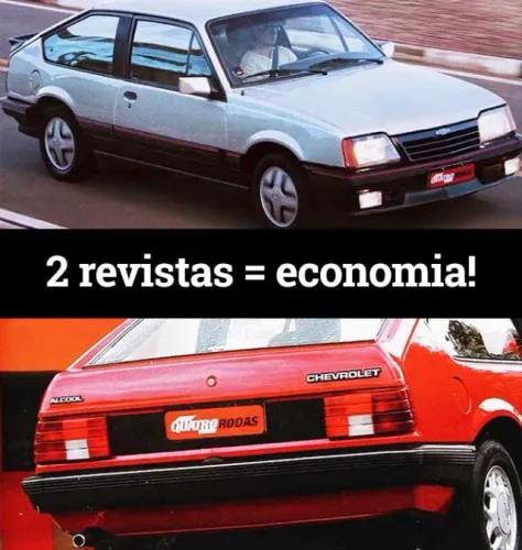 Kit Monza SR + Monza Hatch - 2 Revistas Quatro Rodas