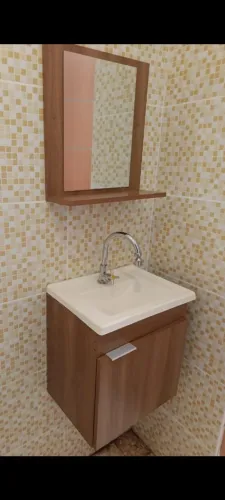 Kit banheiro cuba + espelho atenção não acompanha acessórios