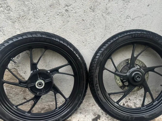 Rodas pé de galinha novas 