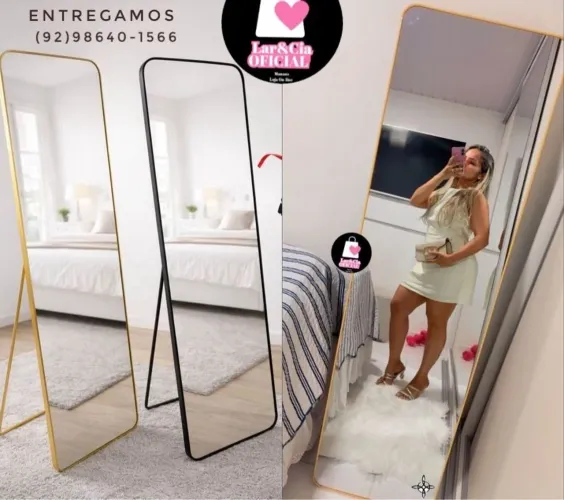 Espelho corpo inteiro. Entrega gratis para maioria dos bairros