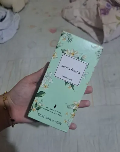 perfume oboticario novo, acqua fresca