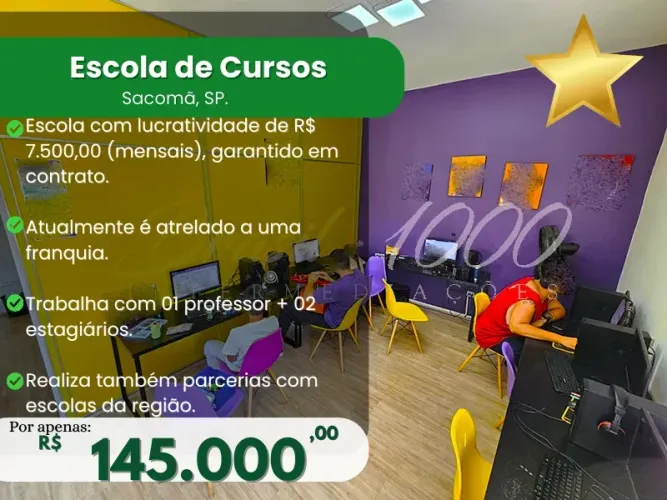 Escola de Cursos no Sacomã, SP. (Cod. 112746)