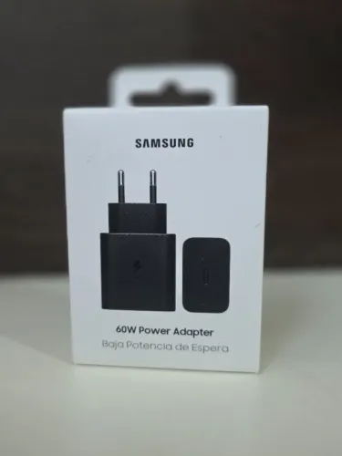 Carregador Adaptador de Energia Samsung 60W Super Rápido USB-C (Sem Cabo) - Original