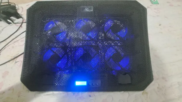 Base para Notebook 6 ventoinhas de LED 5 níveis de inclinação