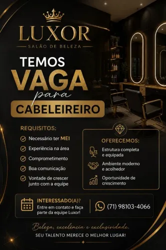 Vaga de Cabeleireiro (a)