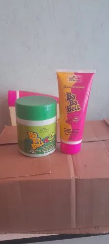 Kit creme e hidratante bababell