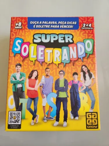 Jogo Super Soletrando Grow semi novo
