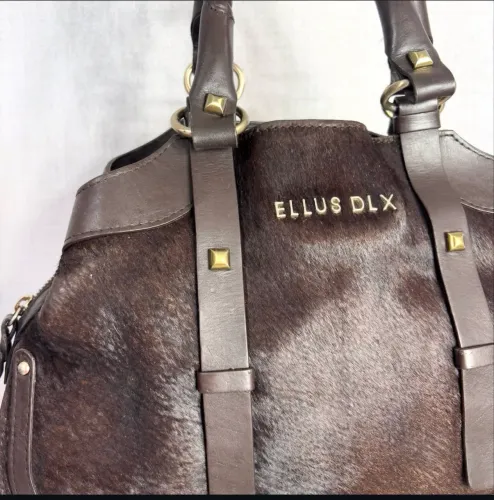 Bolsa ELLUS DLX couro legítimo