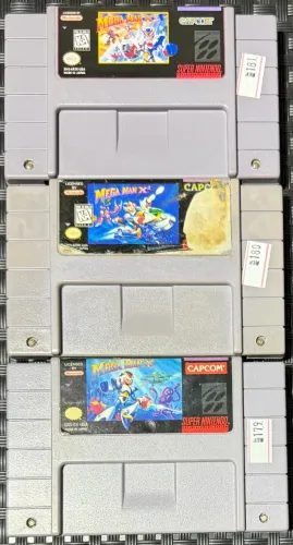 Mega Man X X2 X3 Original SNES Super Nintendo