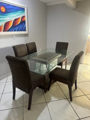 Mesa jantar 6 cadeiras