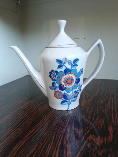 Bule Pozzani de Porcelana Antiga