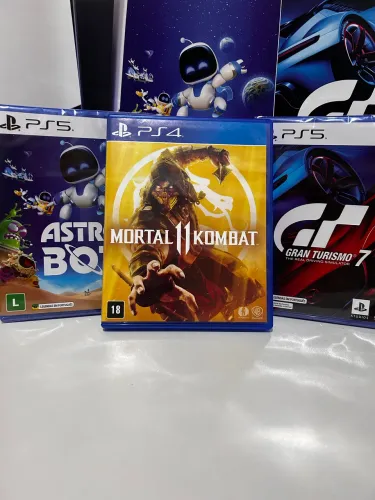 3 JOGOS PS5 + PS4: Astro Bot, Gran Turismo 7 e Mortal Kombat 11 PREÇO NA DESCRIÇÃO