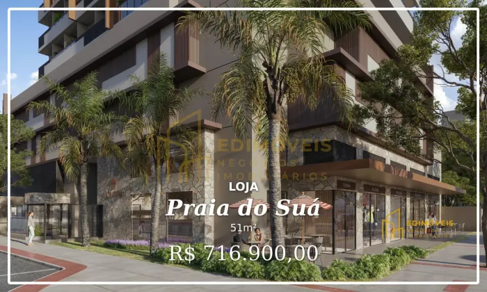 Loja moderna no Solara: localização estratégica na Praia do Suá