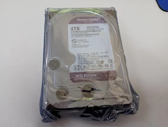 HD WD Purple 4TB SATA 3,5? 5400RPM - NOVO