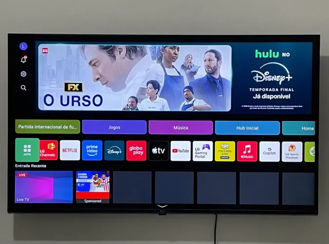 Smart TV LG 43 4K na Estrada da Cachamorra
