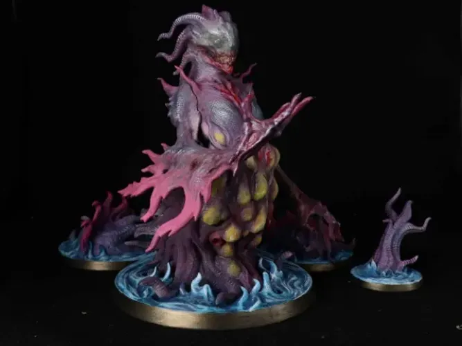 Miniatura de RPG Pintada - Mãe Hydra