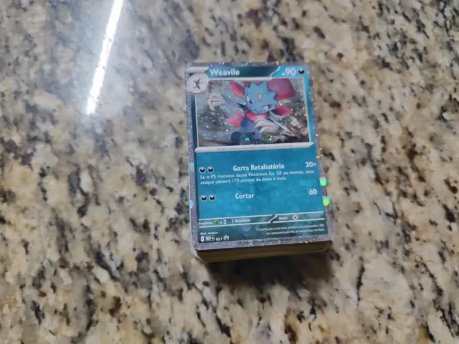 125 cartinhas pokémon sortidas