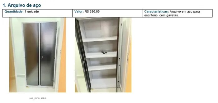 1. Arquivo de aço