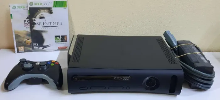 Xbox 360 Fat Elite RGH 120GB Destravado + Jogos Instalados