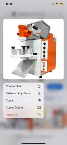 Máquina de coxinha compacta print