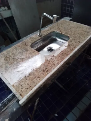 pia de cozinha de granito