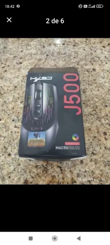Vendo mouse Gamer com macro configurável novo na caixa