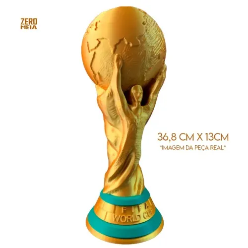 Troféu COPA Decorativo Estilo Campeão - Peça de Decoração 3D