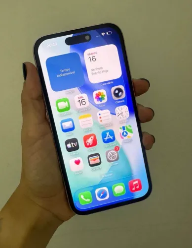 iPhone rosa 128gb bateria trocada 100% e tela trocada