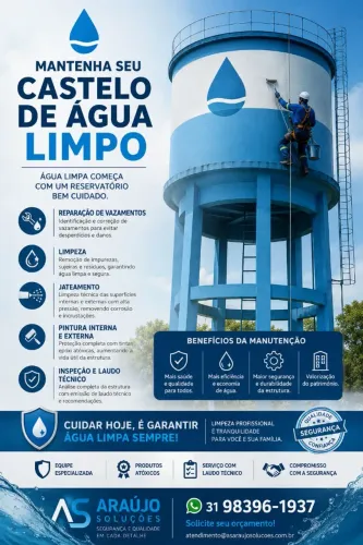 Manutenção Castelo D'água 